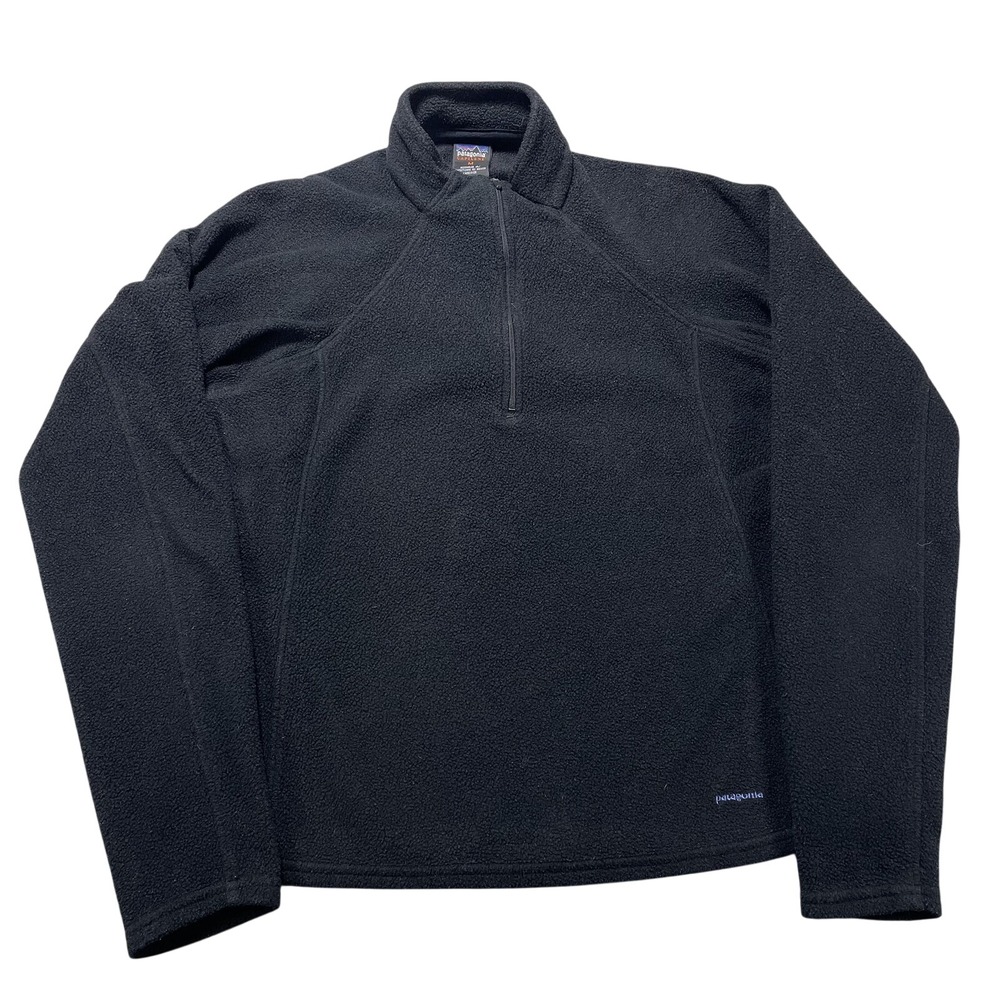 Patagonia Black Quarter-Zip Fleece Pullover